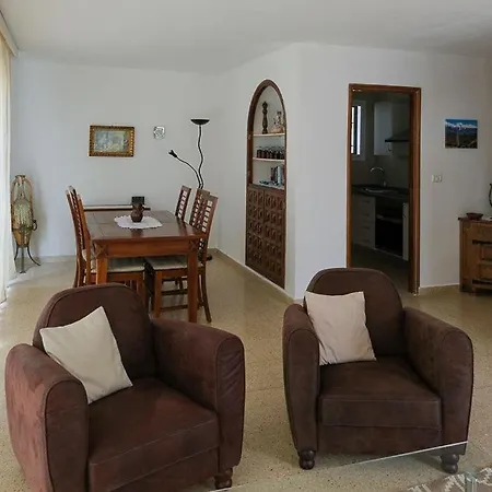 펜션 Strandnahes Haus Mit Terrasse Zum Sonnenuntergang 로스 레알레호스